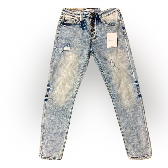 KanCan Denim - NWT KanCan High rise ankle skinny ripped Jeans Acid washed size 9/28